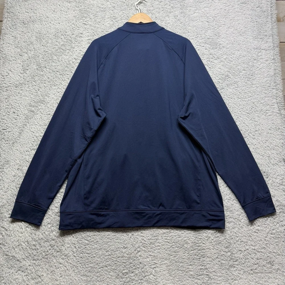 Levelwear The Players Nitro Navy Blue Jacket Mens 2XL Full Zip Fleece Lined New
